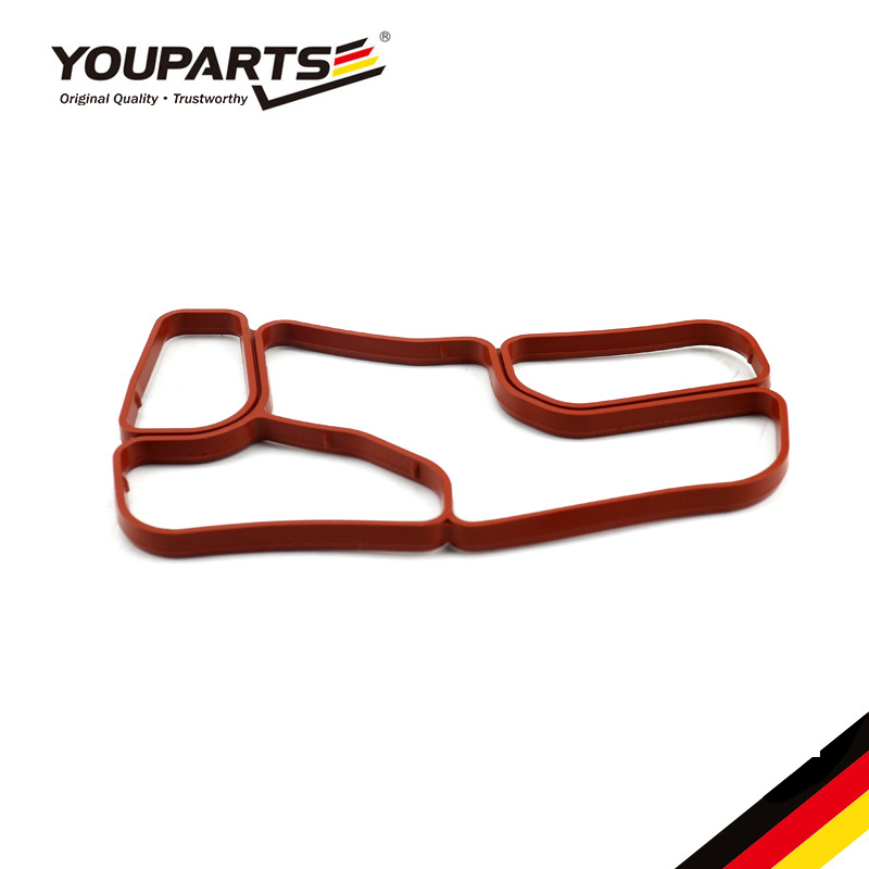 YOUPARTS 272 184 02 80 Oil Filter Housing Gasket Timing Cover For BENZ M272 M273 ALL Gasket Seal