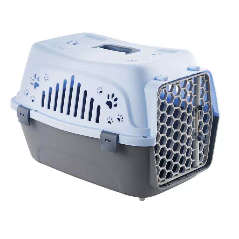 2023 Sturdy Plastic Airline Pet Cat Carriers Portable Pet Air Travel Kennel Outdoor Cat Dog Carrier For Sale