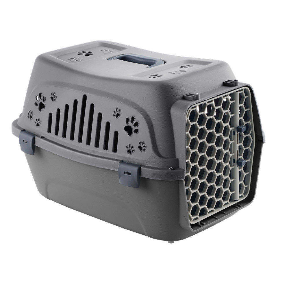 2023 Sturdy Plastic Airline Pet Cat Carriers Portable Pet Air Travel Kennel Outdoor Cat Dog Carrier For Sale