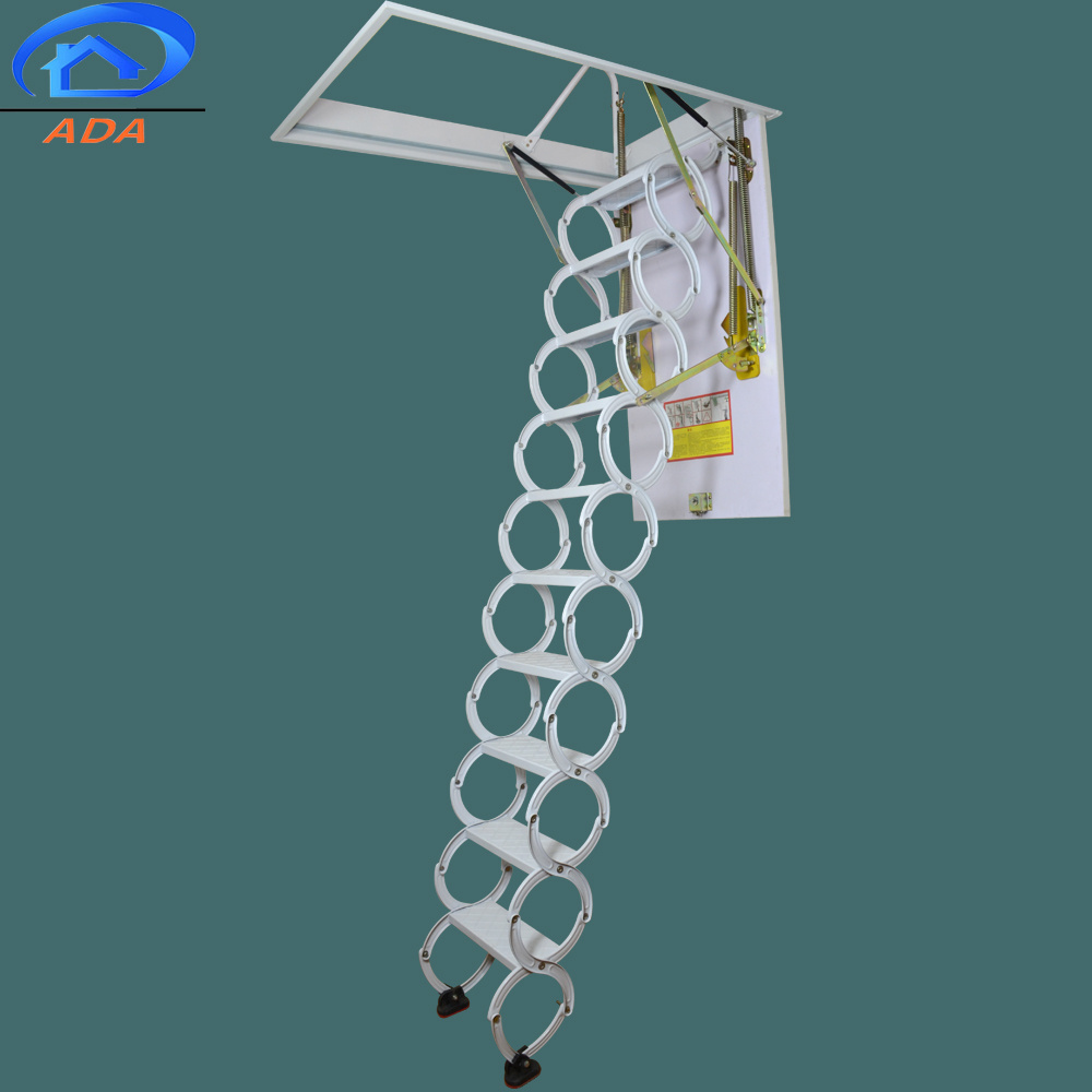 Folding Fire Escape Steel Telescopic Stair for Sale