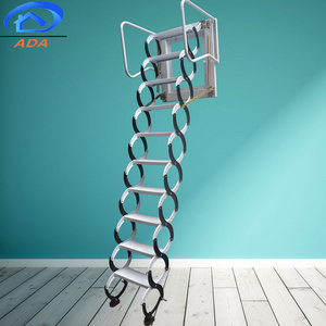 Factory Sale Insulation Telescopic Wall-Mounted Folding Staircase Walk Up Attic Stair