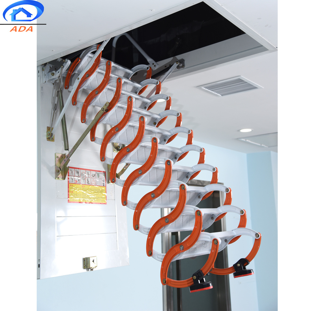 Ceiling Mounted Roof Access Retractable Folding Zip Step Attic Ladders