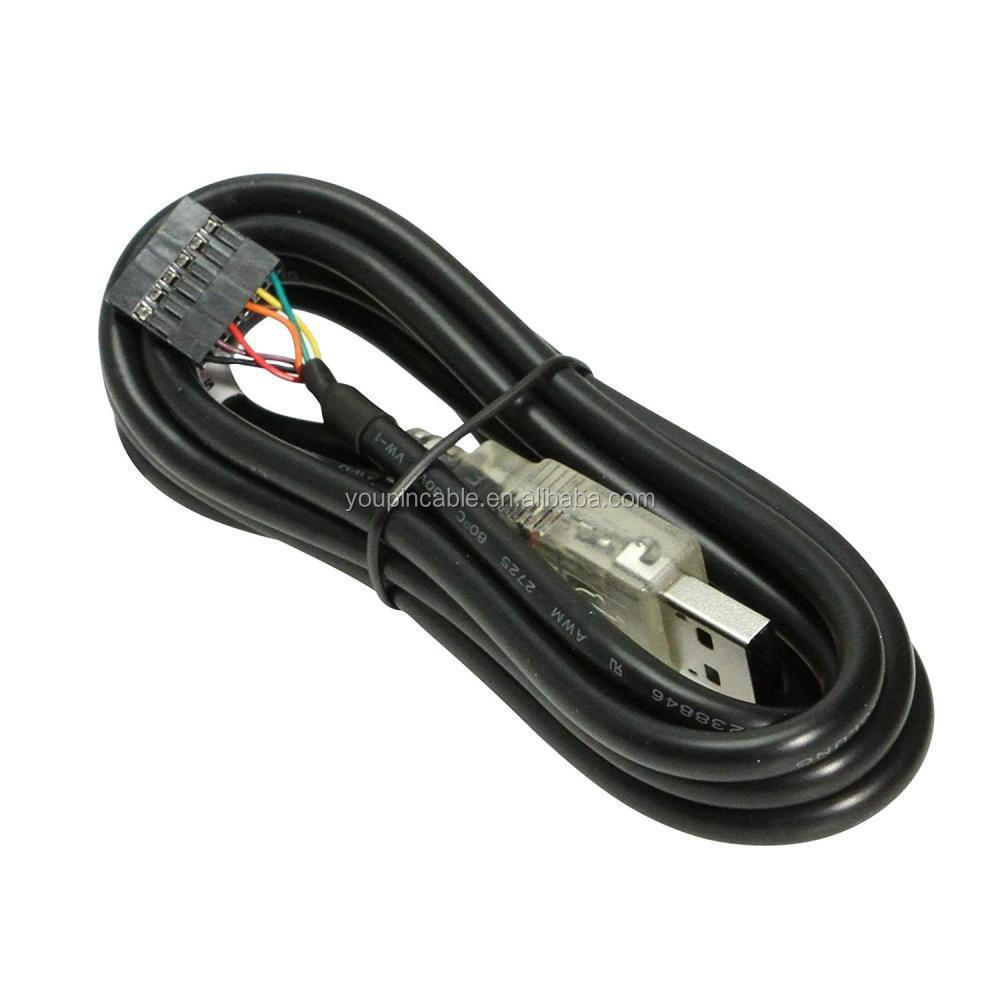 6ft Ftdi Ft232rl USB to 5v TTL Uart Serial Cable TTL -232r-5v We Cable Connector Wire End