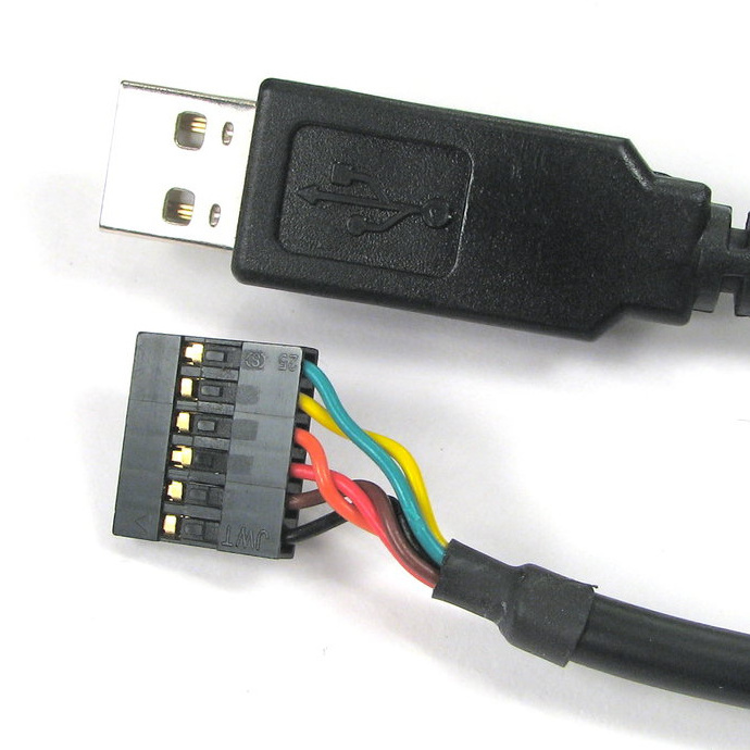 6ft Ftdi Ft232rl USB to 5v TTL Uart Serial Cable TTL -232r-5v We Cable Connector Wire End