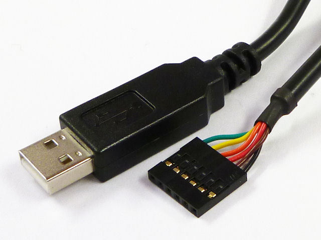 6ft Ftdi Ft232rl USB to 5v TTL Uart Serial Cable TTL -232r-5v We Cable Connector Wire End