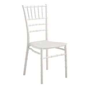 Party White Chiavari Chair Wholesale Price Tiffany Plastic Stackable Rental Banquet for Wedding Used Modern Hotel Chair 14 Days