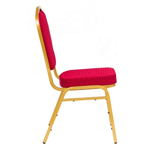 Wedding Banquet Chairs Chairs Armchair Stackab Chairle Fabric Metal Iron Modern Stackable Wholesales Price Red Chairs Dining 6KG