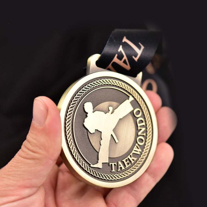 Upinstar 15 Years Medal Manufacture competition design 3d award medal  taekwondo metal custom running sports medal