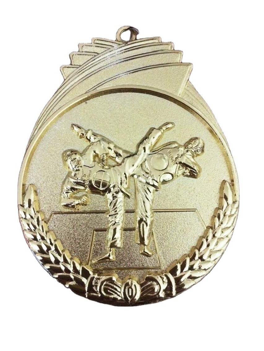 Upinstar 15 Years Medal Manufacture competition design 3d award medal  taekwondo metal custom running sports medal