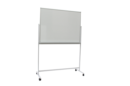 360 Degrees Rotated Height Adjustable Mobile White Board with steel Stand