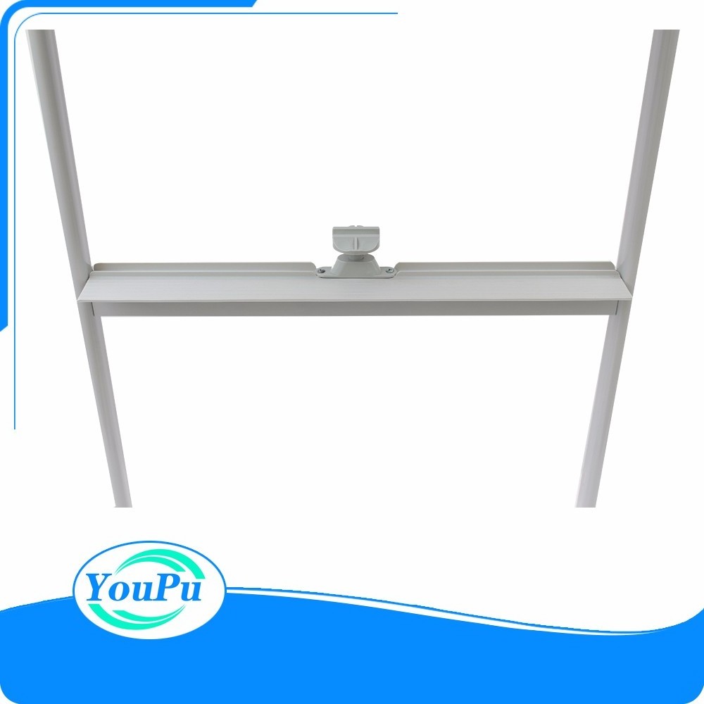 New Style Double Sided Mobile Magnetic Whiteboard Stand 360 degrees rotated with steel stand