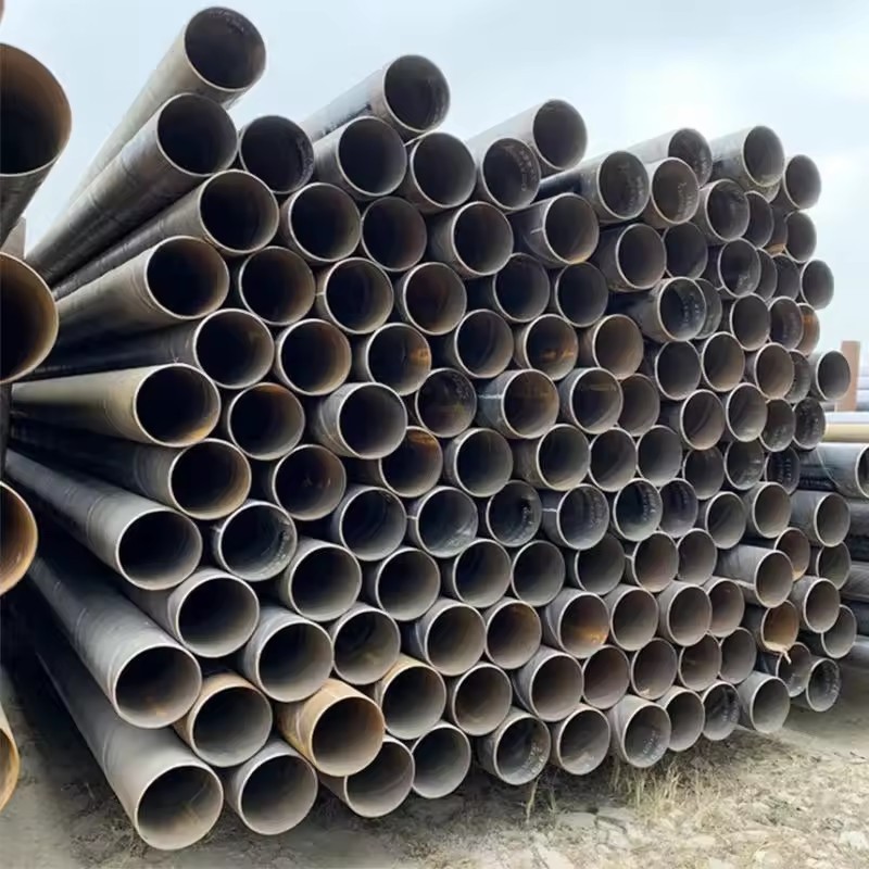 Carbon Steel Seamless Pipe ASTM A106 A53 GR.B SCH40 Black Steel Tube for Gas Oil Pipeline Seamless Pipe Steel