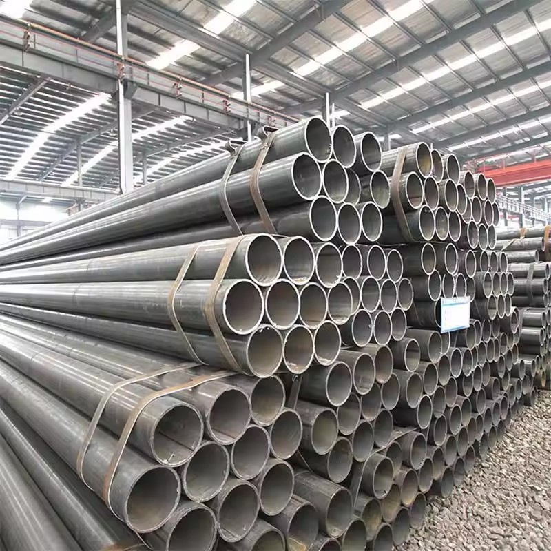 Carbon Steel Seamless Pipe ASTM A106 A53 GR.B SCH40 Black Steel Tube for Gas Oil Pipeline Seamless Pipe Steel