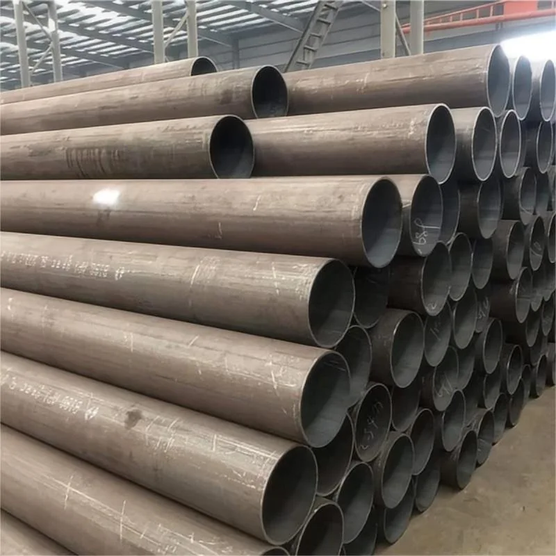 ASTM A53 Ss400 Q235 St37 St52 1020 1045 A106b Carbon Steel Tube Pipe for Building Material