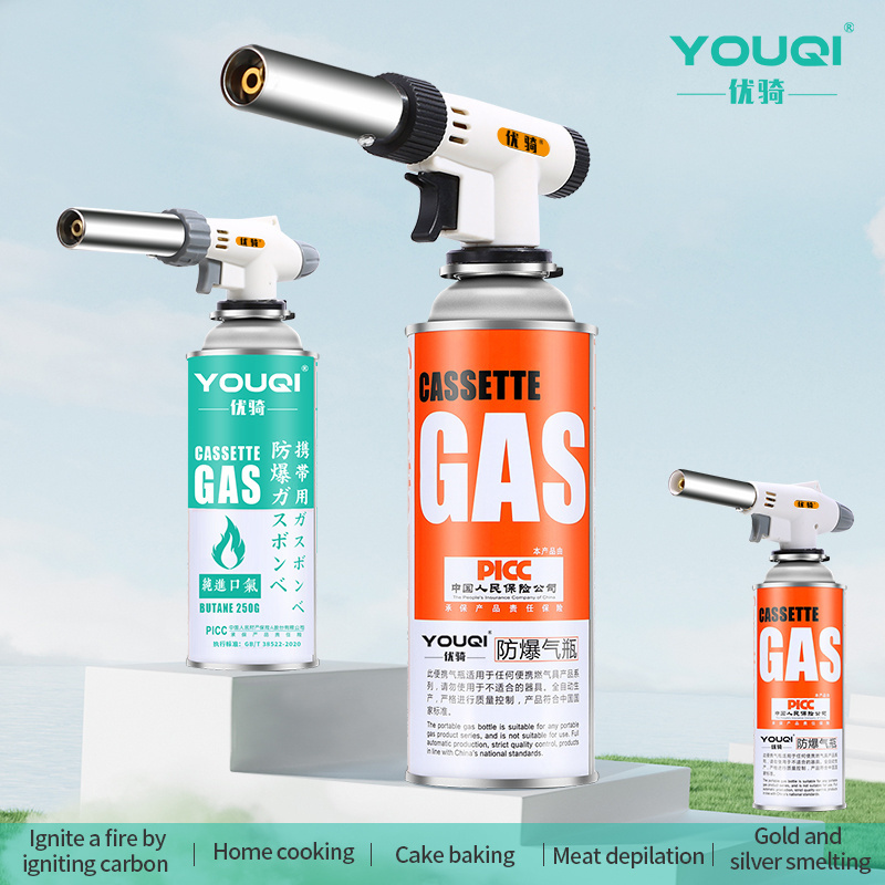 Portable Gas Torch Flame Gun Blowtorch Butane Lighter Heating Welding For Outdoor Camping Bbq Spray Gun