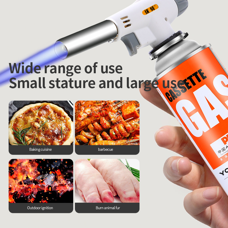 Portable Gas Torch Flame Gun Blowtorch Butane Lighter Heating Welding For Outdoor Camping Bbq Spray Gun