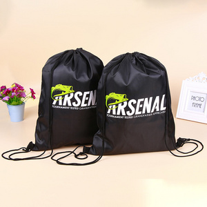 Factory Direct Sales Recycled Nylon Backpack String Sport Custom Shoe Dust Bag Drawstring Bag pack