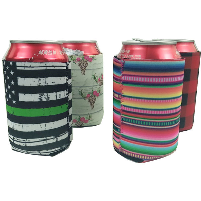 Neoprene Beer Sleeve with Your Brand Logo Custom Can Cooler Bag  Fashion Promotional Sublimation Stubby Koozi