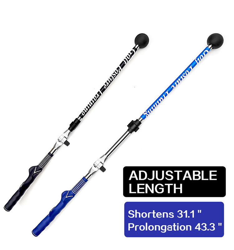 Golf Swing Trainer set Adjustable Swing Stick Improve  Hinge Forearm Rotation with Training Aid Alignment Rods and  Arm Band