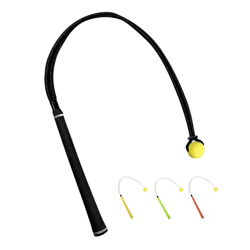 Portable Golf Swing Training Aid Rope, Golf Posture Movement Correction Indoor Training Equipment for Golf Club Beginners