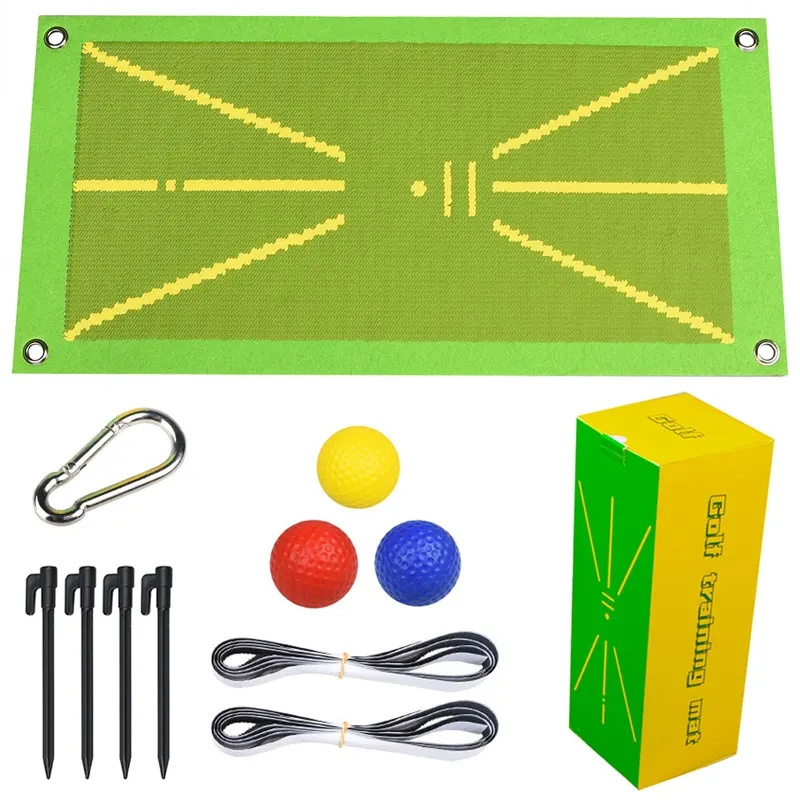 Golf  Impact Analysis Mat Swing Detection Mat Logo Custom Swing Training Turf Path Correct Hitting Posture Golf Practice Mats