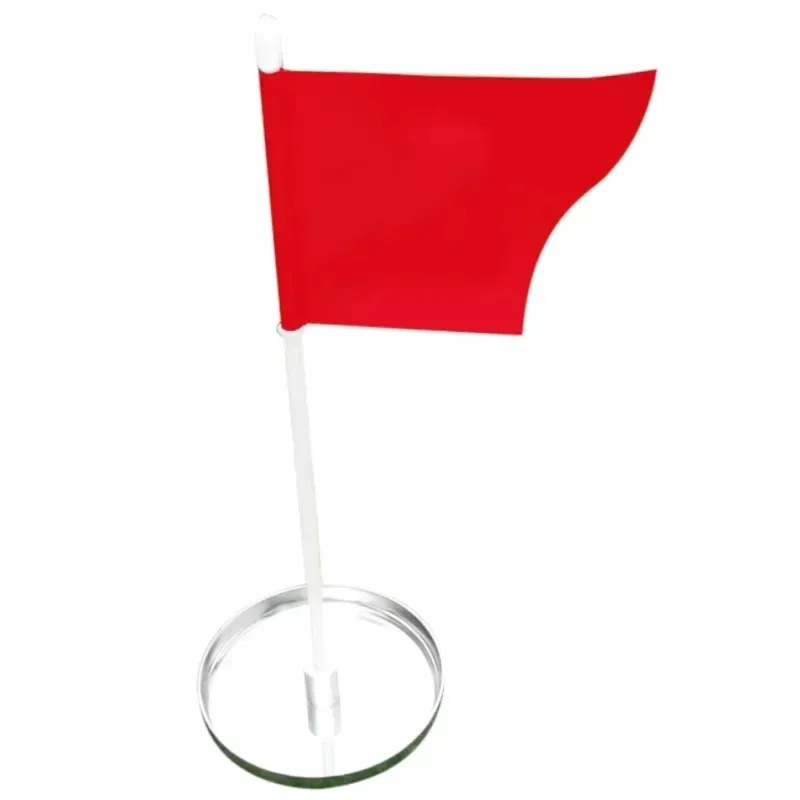 Golf putting green cup hole with flag logo custom acceptable stainless steel cup with flag number marked golf course