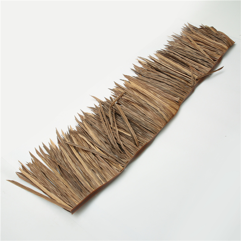 High Quality Fireproof  Artificial Synthetic Palm Thatch Professional Thatch Beach Umbrella