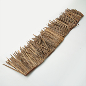 High Quality Fireproof  Artificial Synthetic Palm Thatch Professional Thatch Beach Umbrella