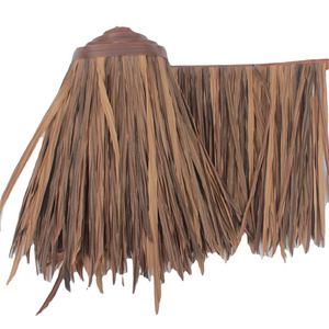 Recyclable Plastic Synthetic Straw Sun-Proof Thatch Roof Artificial Thatch Roofing Artificial Palm Panel