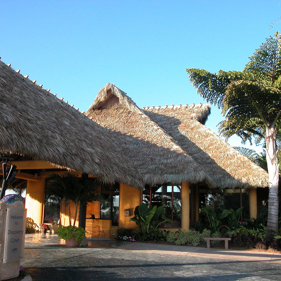 Durable Beach Synthetic Umbrella Plastic Palm Leaf Thatch Roof Simulation Thatch Roof Thatch