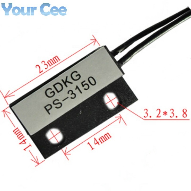 PS-3150 Normally Open Proximity Magnetic Sensor Reed Switch For Door Window Contacts 30cm Wire