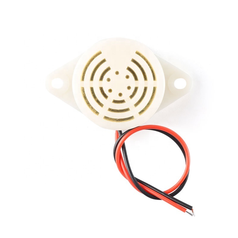 White And Black DC3-24V Continuous Sound High Decibel DC Alarm Buzzer SFM-27