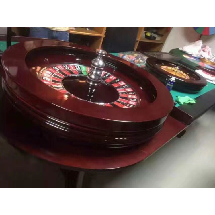 Baccarat Texas Poker Blackjack Gambling Products High Quality Solid Wooden 32 Inch Solid Wood Professional Casino Roulette Wheel