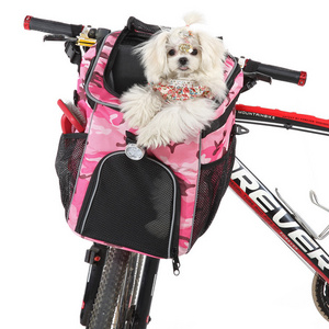 Breathable Pet Dog Carrier Bag Bike Seat Cover Travel Backpack for Pet Small Medium Dog Cat Transporting Gato Accessories