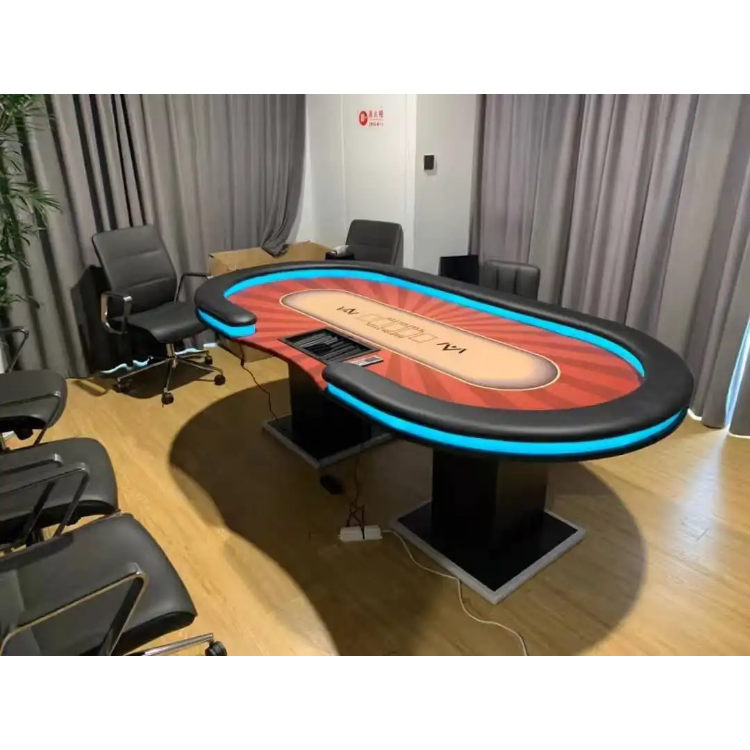 Your-city Texas Table Casino Poker Table Gambling Table For 10 Players With Led