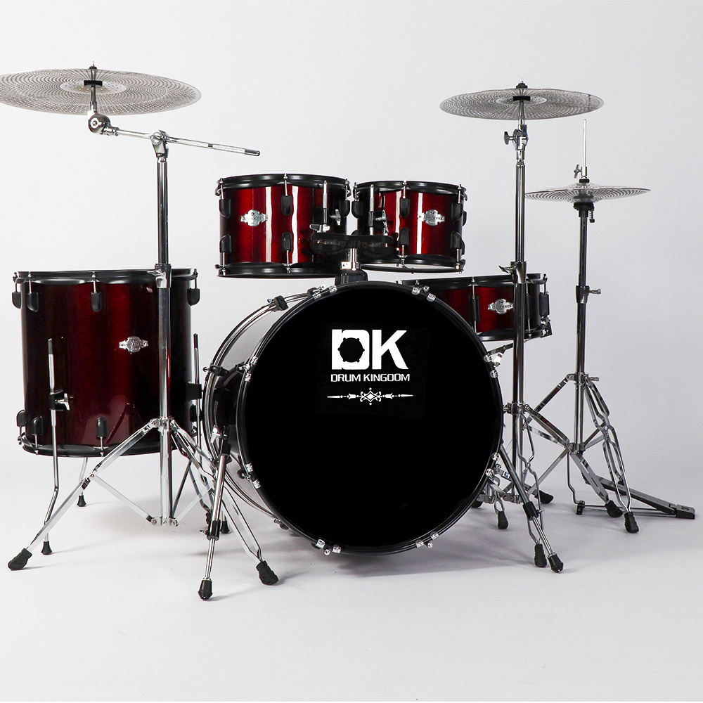 Professional Musical Instruments 5 Pieces Knit Drum Set For Beginner