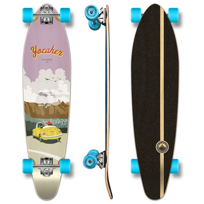 Land Surfboard Surf Skateboard CX4 Alloy Stand Skateboard Beginner Sports Leisure to Work Large Maple Deck 32 Inch Longboard