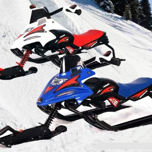 Home Snow Racing Double Strong Safety Snowmobile Riding Snow Grass Scooter Ski Sled Skateboard Snowmobile