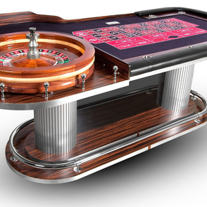 Fully Customisable High Quality Roulette Table Wooden Casino Roulette Game Table De Roulette Different Quality Wheels Available