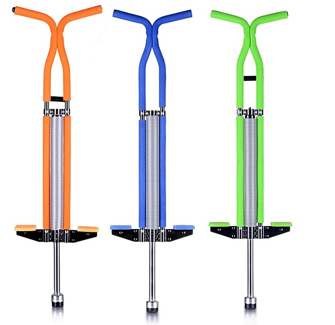 Adults Kids Pogo Stick Jumping Stilts Fly Jumper Air Kicks Boing Outdoor Fitness Body-building Jumping Gym Sport Exercise