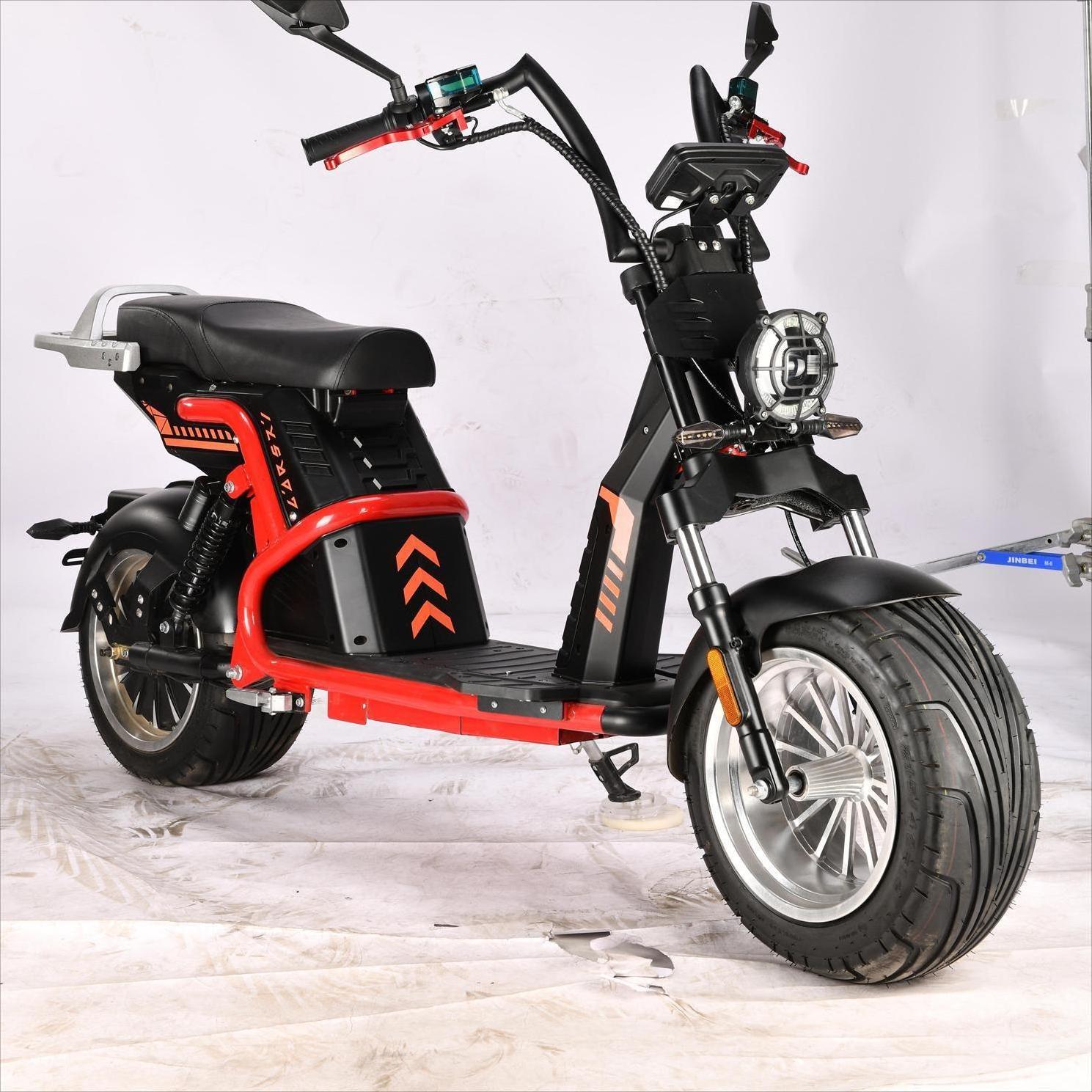 Cp-9 Electric Mopeds Bike Off Road Electric Scooter 20ah Lithium Battery 2 Wheel Citycoco For Adults