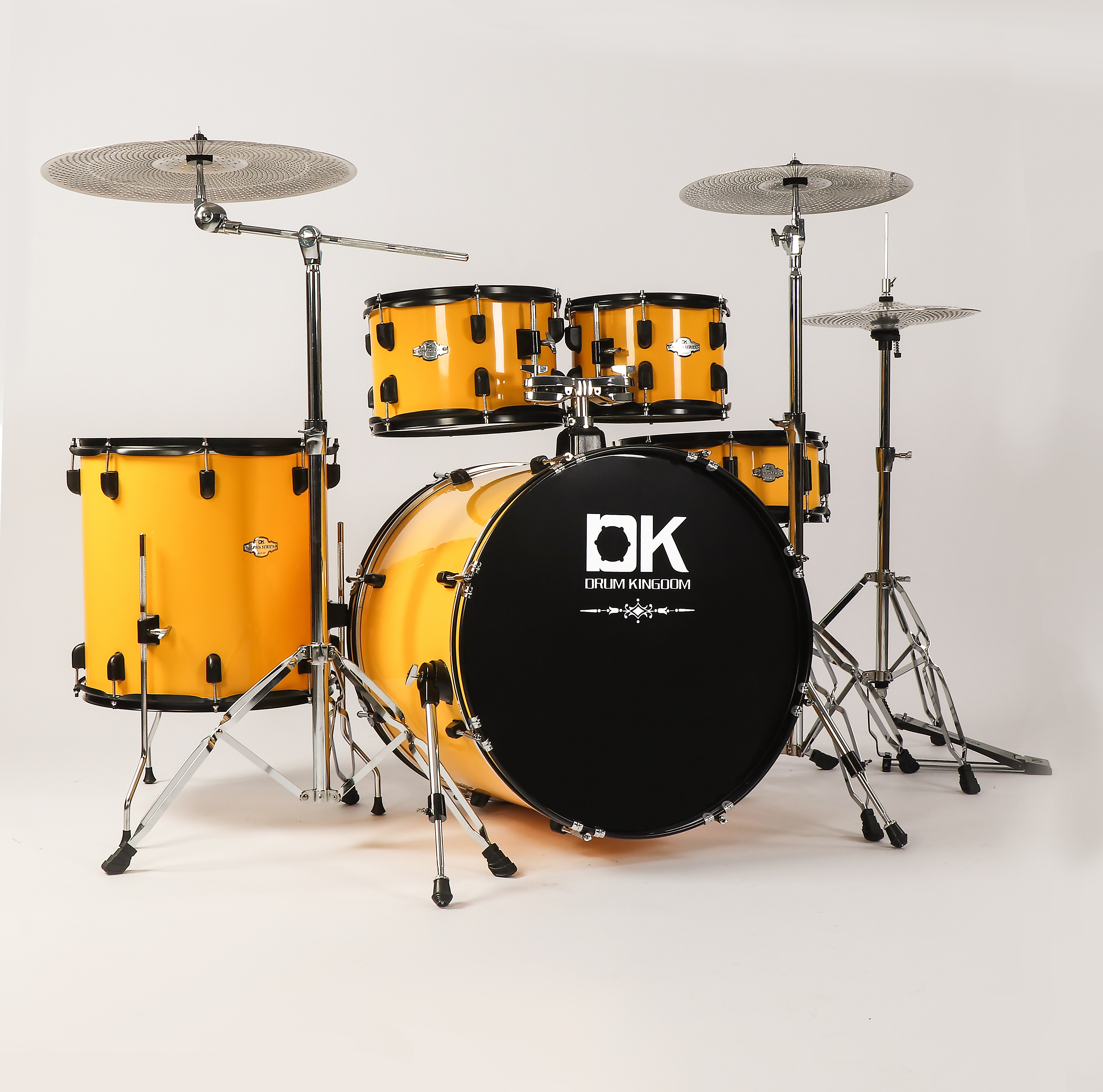 Professional Musical Instruments 5 Pieces Knit Drum Set For Beginner