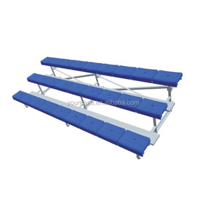 Factory hot Convenient and fast aluminum mobile bleachers portable grandstand for sale