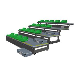 Yourease  save space technology retractable bleachers system practical Gym Bleachers seating