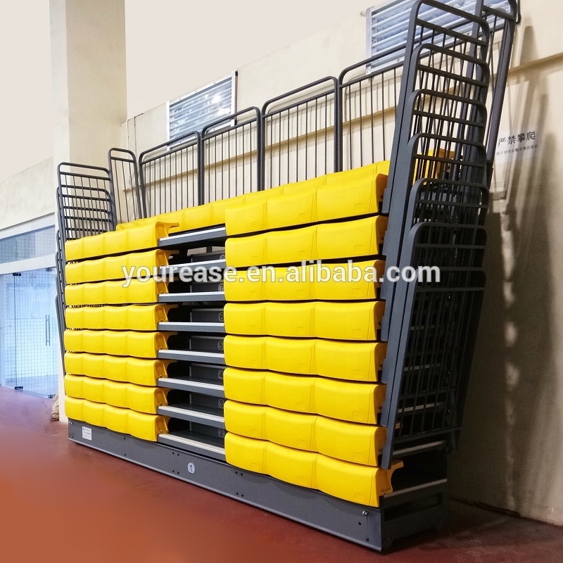 Yourease Stadium Indoor Retractable Gym Bleachers Seating