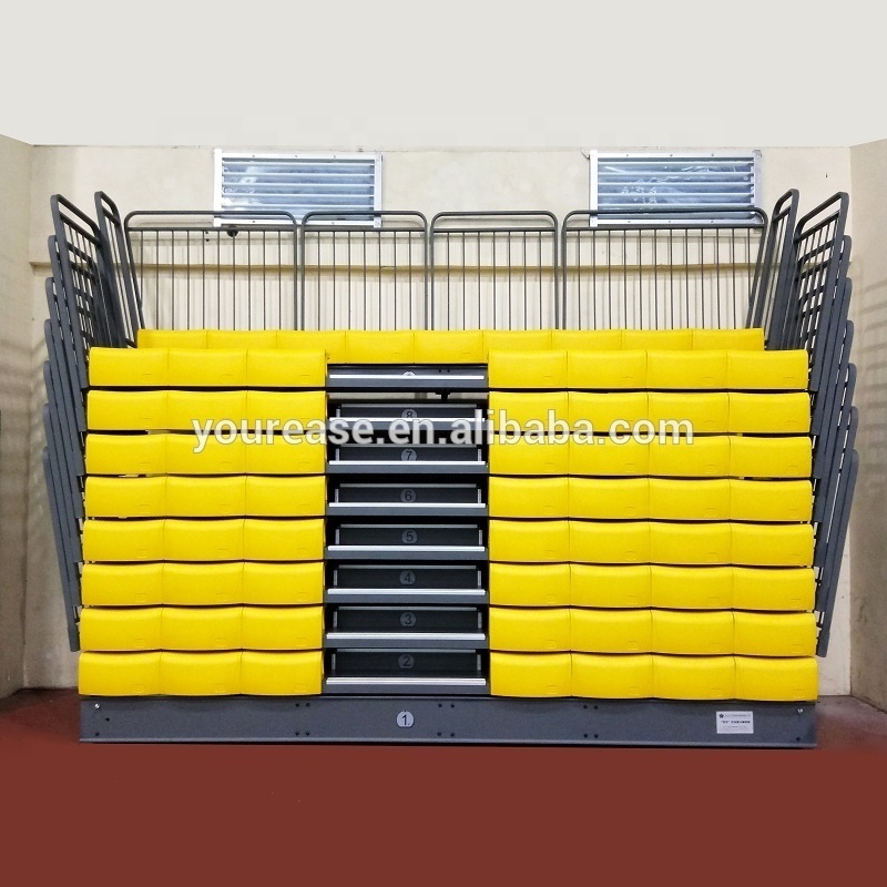 Yourease Stadium Indoor Retractable Gym Bleachers Seating