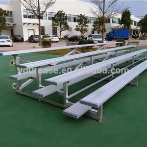 Aluminum bleachers seating portable grandstand