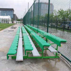 Soccer bleachers seating sit up bench