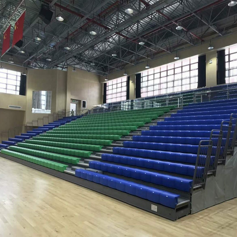 Bench Seat Retractable Bleachers Stadium Seat Chair Indoor Gym Bleachers Manufacturers Telescopic Bleachers Plastic Seating