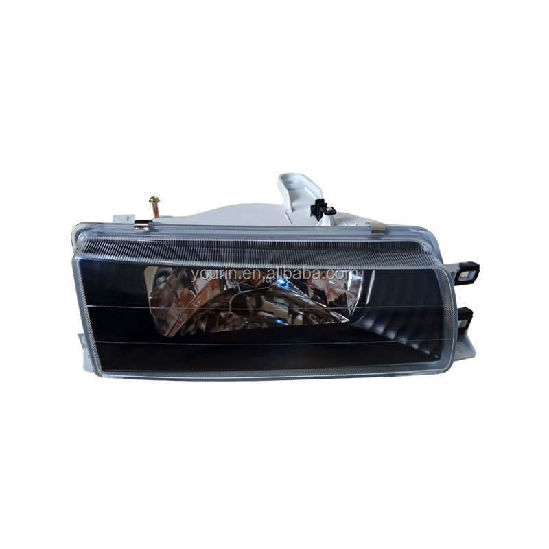 212-1112 EE90 AE92 Crystal Smoked Black Head Lamp For Corolla EE90 AE90 AE92 Sedan Auto Spare Parts